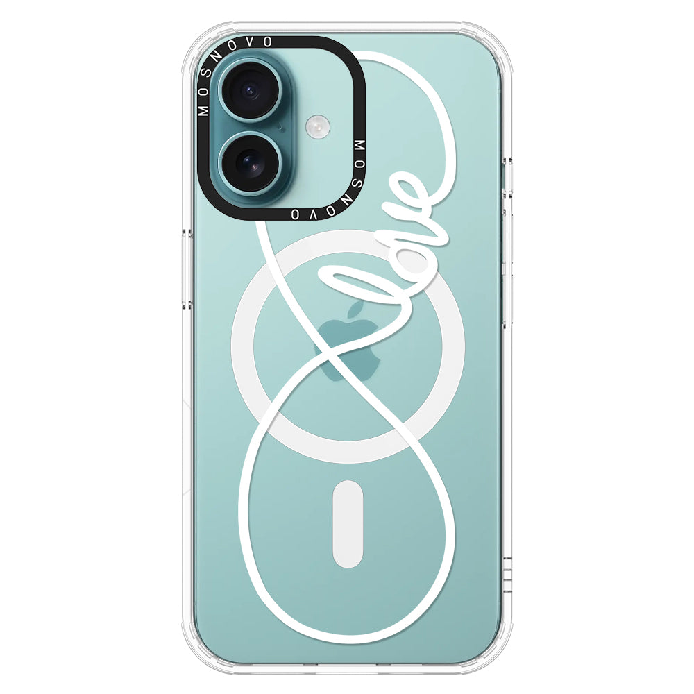 Infinity Love Phone Case - iPhone 16 Plus Case - MOSNOVO