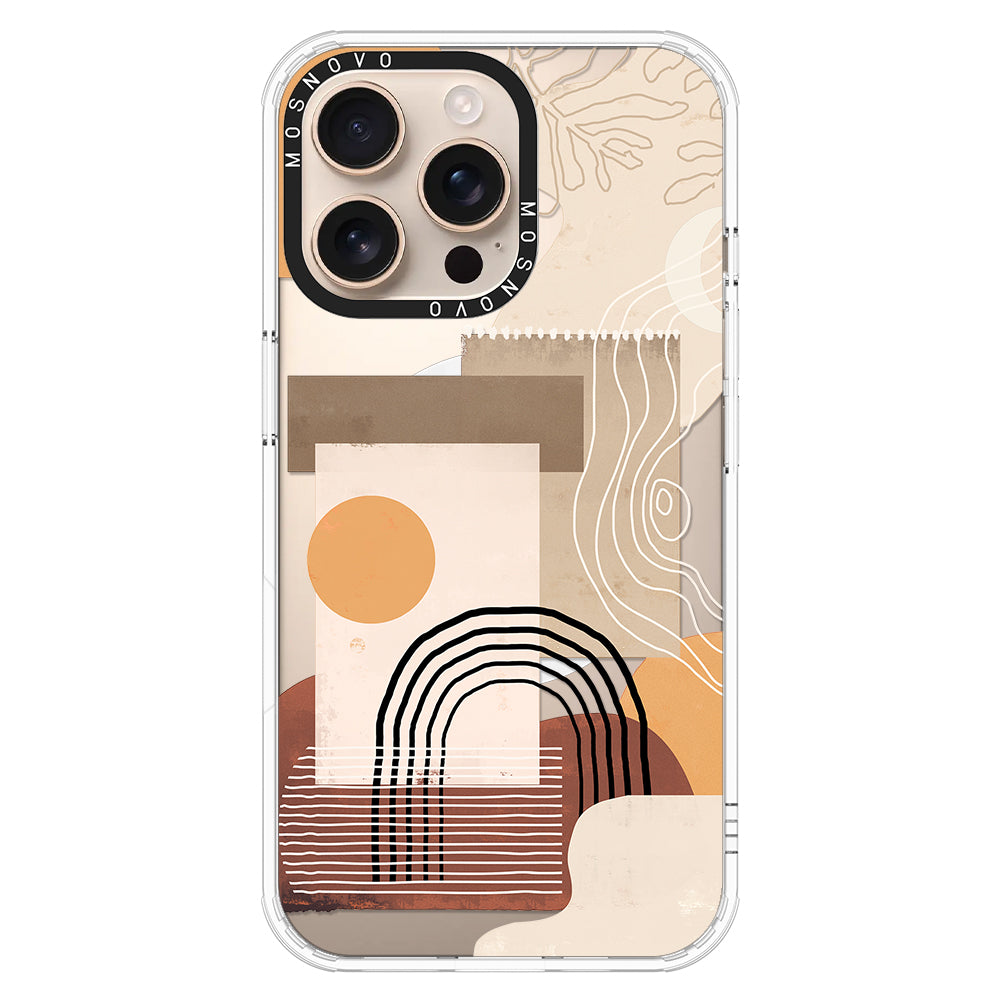 Minimalist Abstract Art Phone Case - iPhone 16 Pro Max Case - MOSNOVO