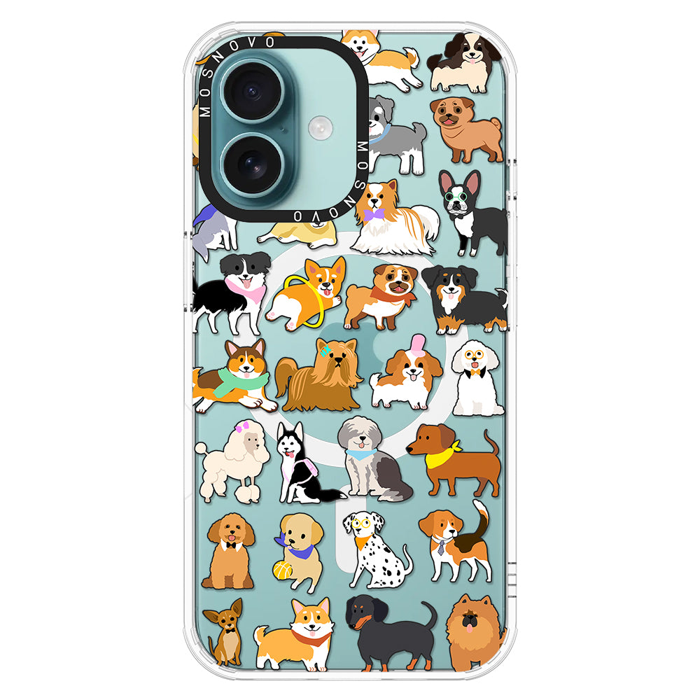 Cute Puppy Phone Case - iPhone 16 Case - MOSNOVO