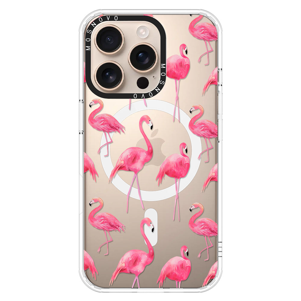 Flamingo Phone Case - iPhone 16 Pro Case - MOSNOVO