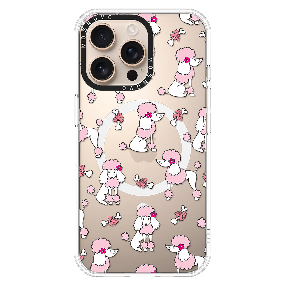 Cute Poodle Phone Case - iPhone 16 Pro Max Case - MOSNOVO