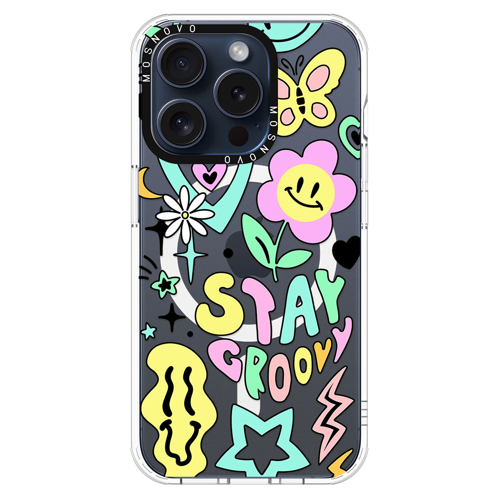 Stay Groovy Phone Case - iPhone 15 Pro Case