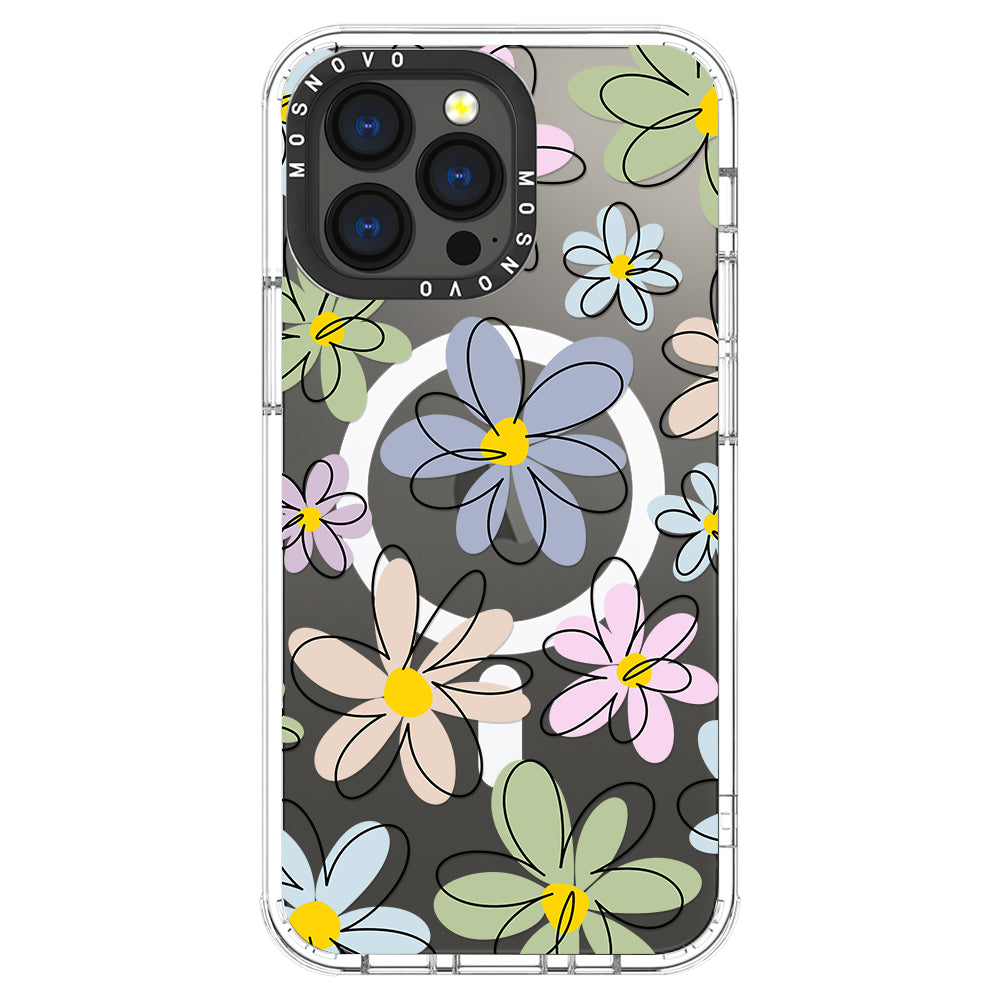 Linear Blooms Phone Case - iPhone 13 Pro Case