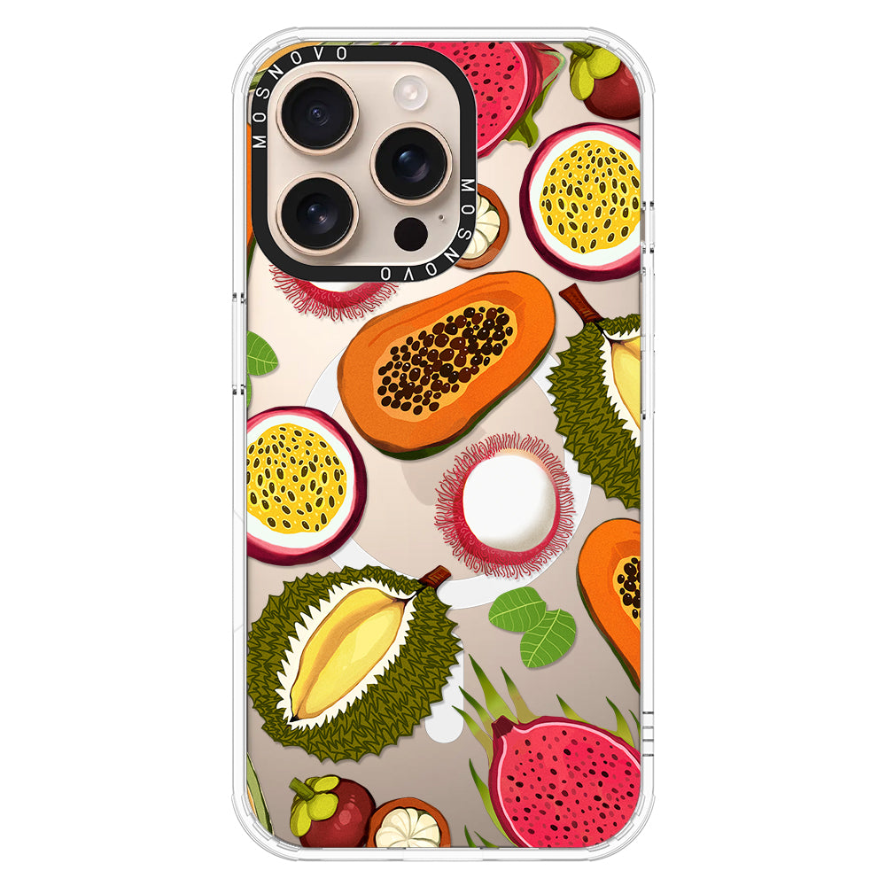 Tropical Fruit Phone Case - iPhone 16 Pro Max Case - MOSNOVO