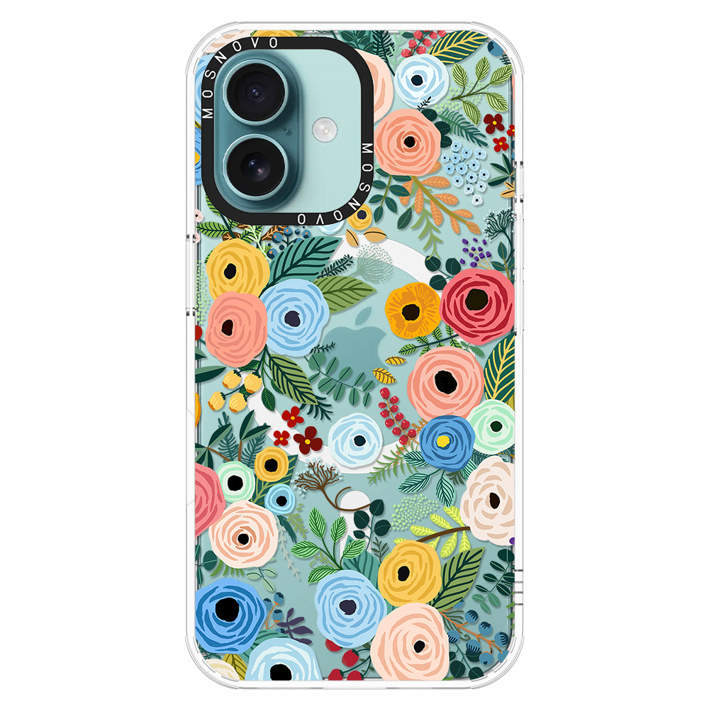 Pastel Perfection Flower Phone Case - iPhone 16 Case - MOSNOVO