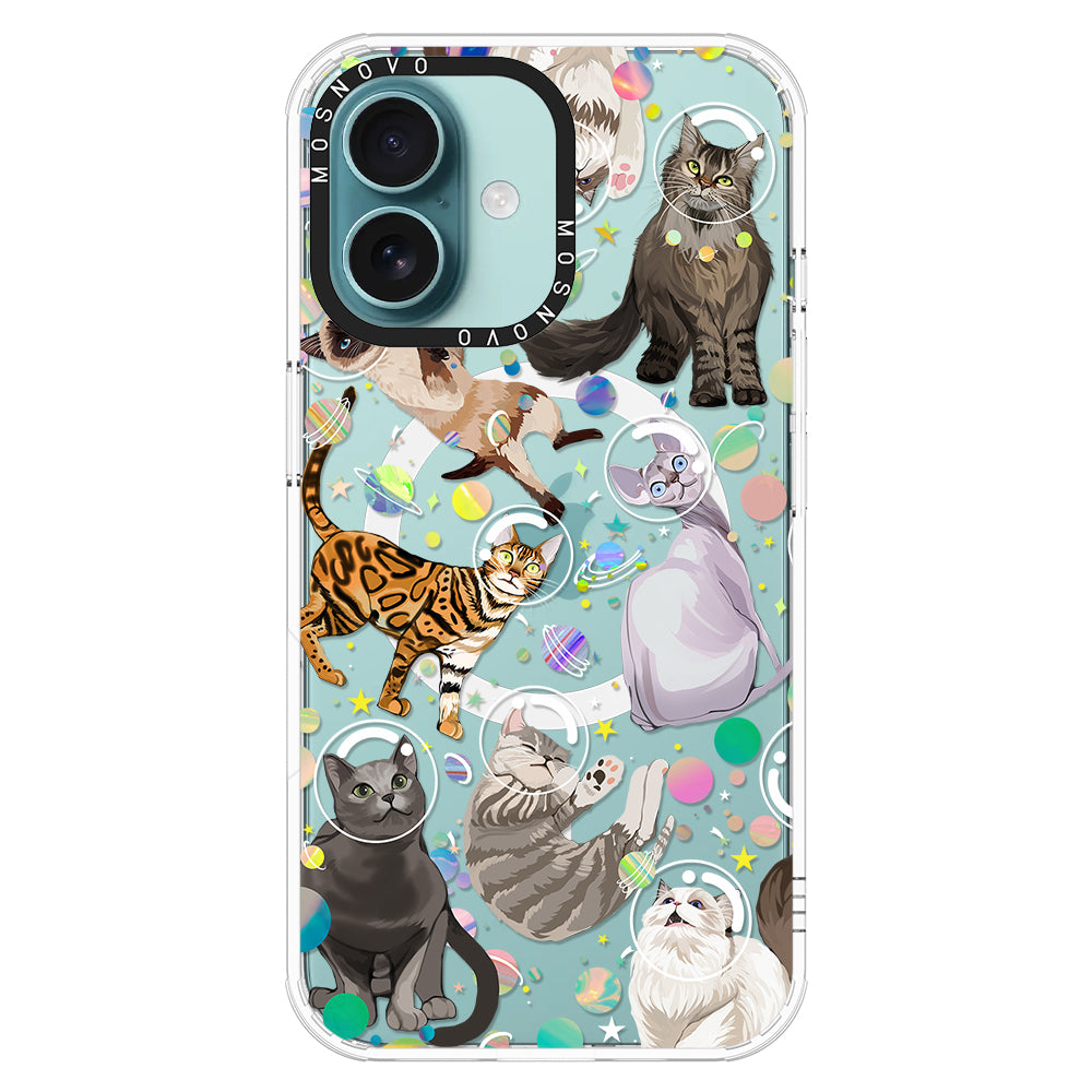 Space Cat Phone Case - iPhone 16 Case - MOSNOVO