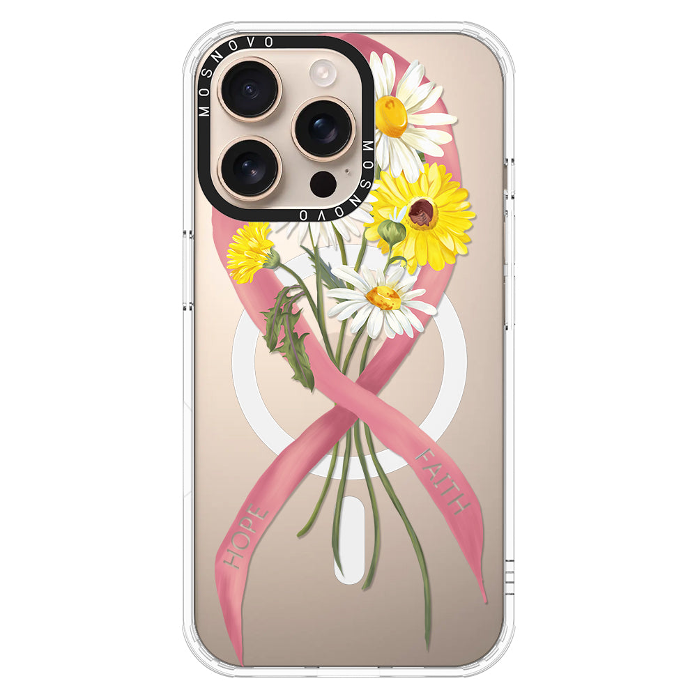 Breast Awareness Phone Case - iPhone 16 Pro Max Case - MOSNOVO