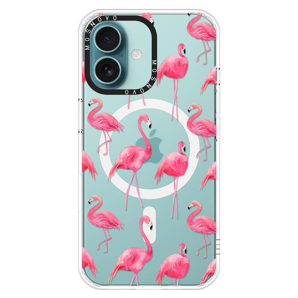 Flamingo Phone Case - iPhone 16 Plus Case - MOSNOVO