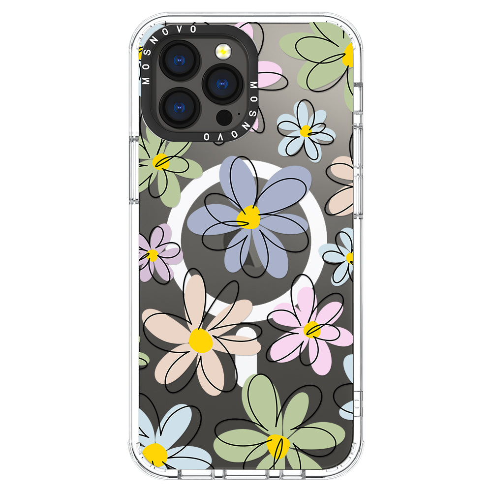 Linear Blooms Phone Case - iPhone 13 Pro Max Case