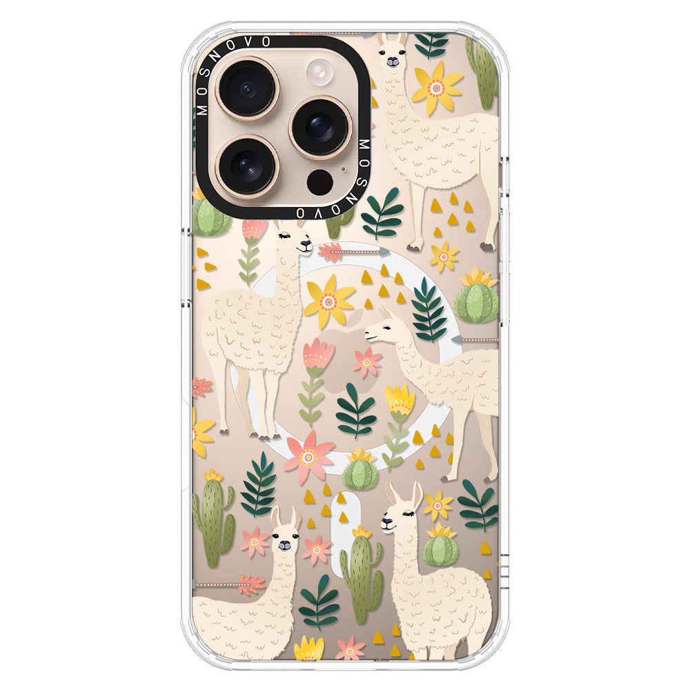 Desert Llama Phone Case - iPhone 16 Pro Max Case - MOSNOVO