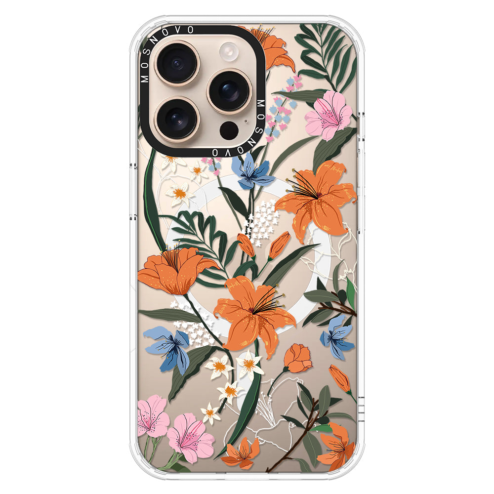 Lily Garden Phone Case - iPhone 16 Pro Max Case - MOSNOVO