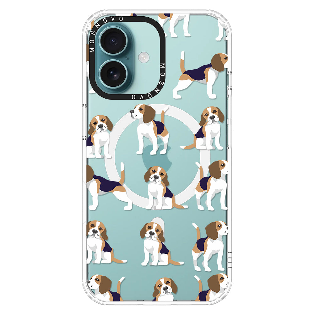 Cute Beagles Phone Case - iPhone 16 Case - MOSNOVO