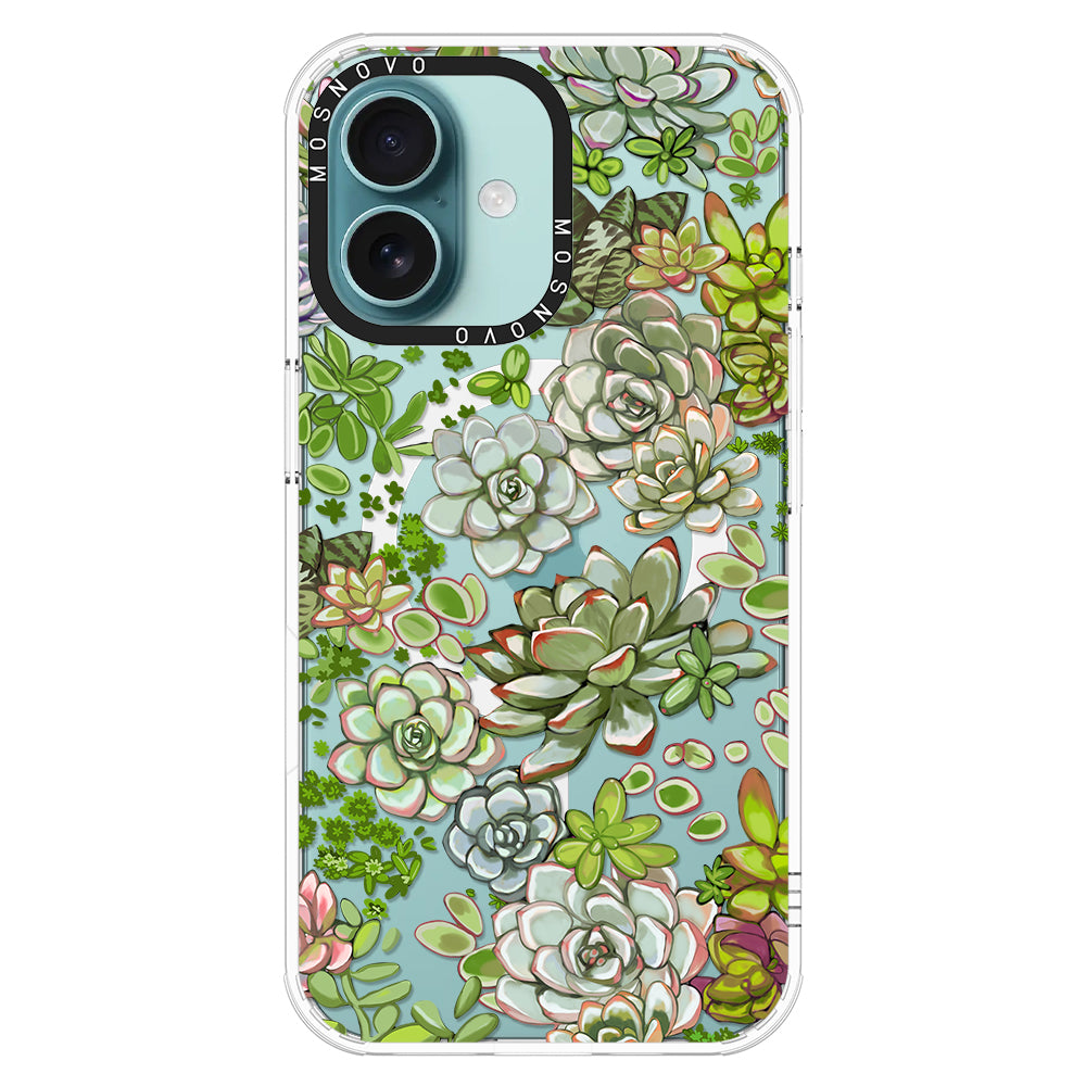 Succulent Phone Case - iPhone 16 Plus Case - MOSNOVO