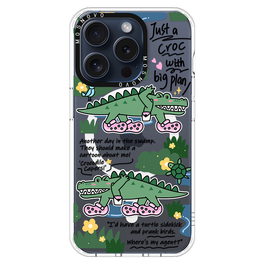 Croc with Big Plan Phone Case - iPhone 15 Pro Case