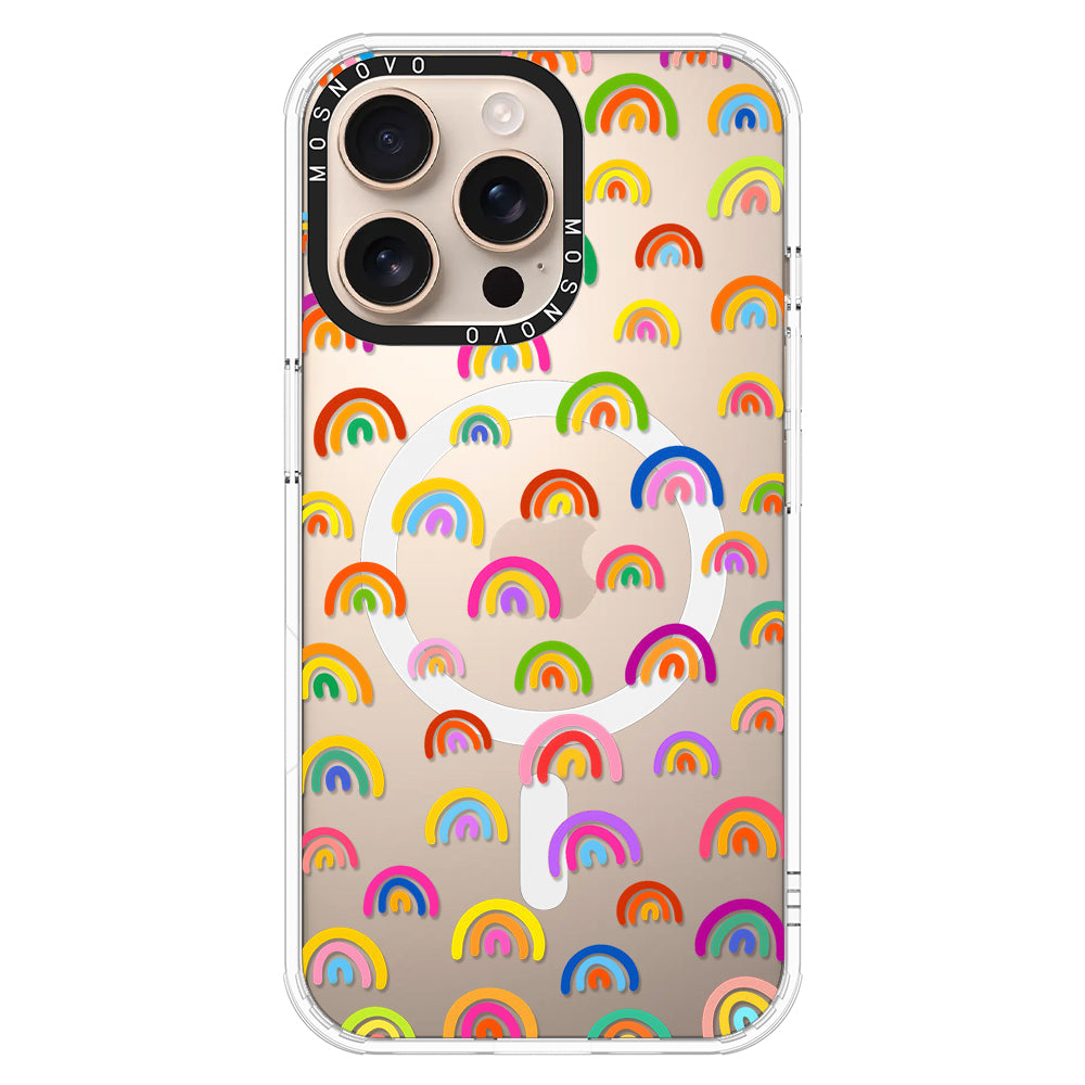 Cute Rainbow Phone Case - iPhone 16 Pro Max Case - MOSNOVO