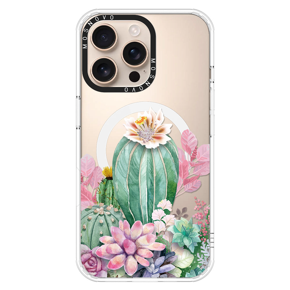 Cactaceae Phone Case - iPhone 16 Pro Max Case - MOSNOVO