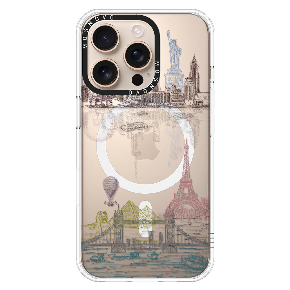 The World City Phone Case - iPhone 16 Pro Case - MOSNOVO