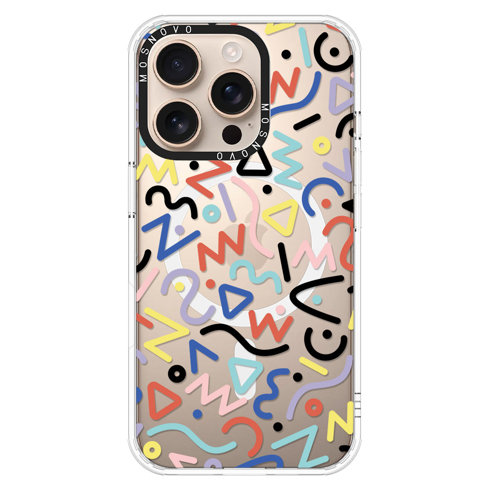 Doodle Art Phone Case - iPhone 16 Pro Case - MOSNOVO