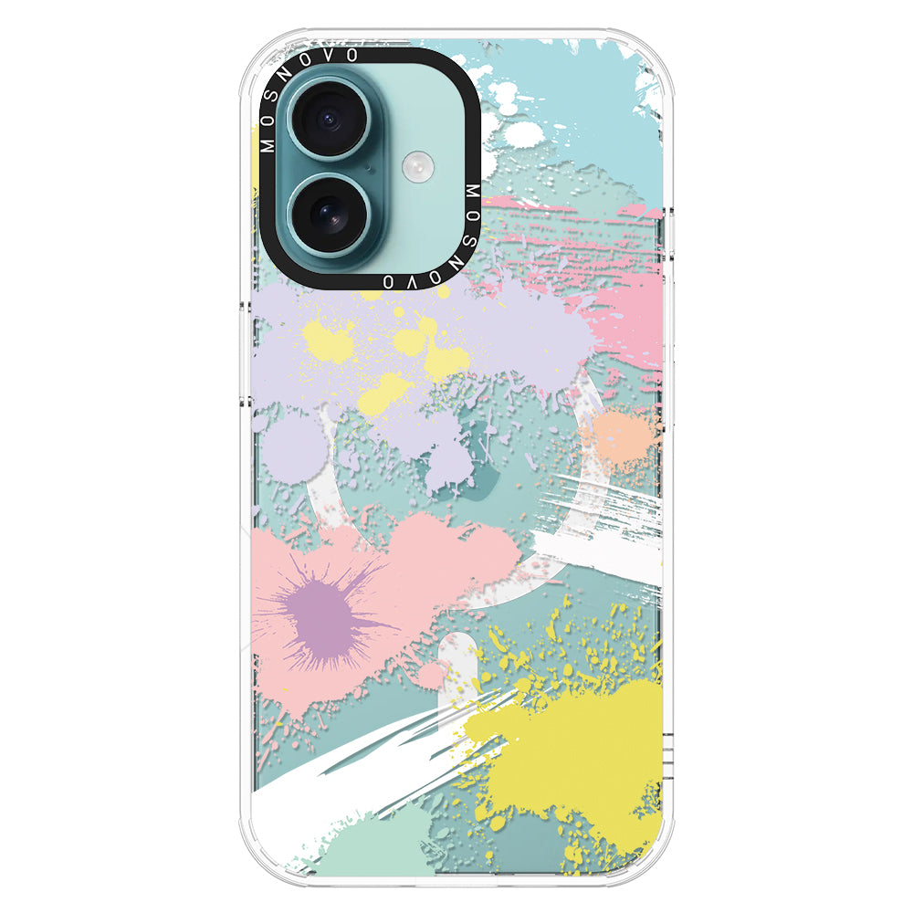 Splash Paint Phone Case - iPhone 16 Plus Case - MOSNOVO