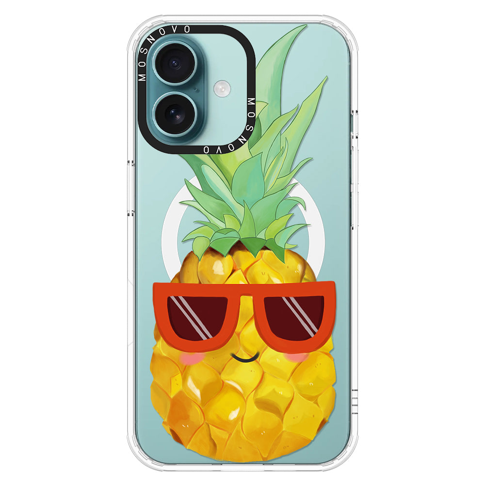 Cool Pineapple Phone Case - iPhone 16 Case - MOSNOVO