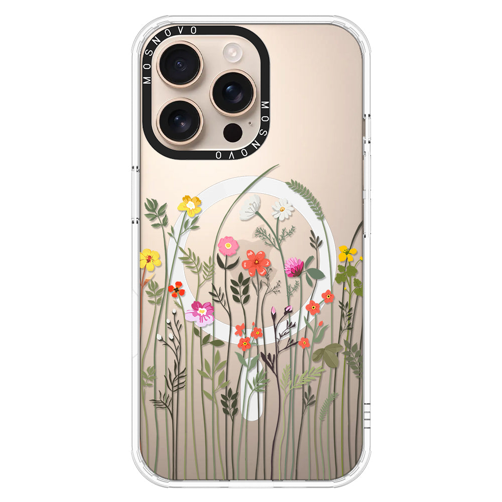 Spring Wildflower Phone Case - iPhone 16 Pro Max Case - MOSNOVO