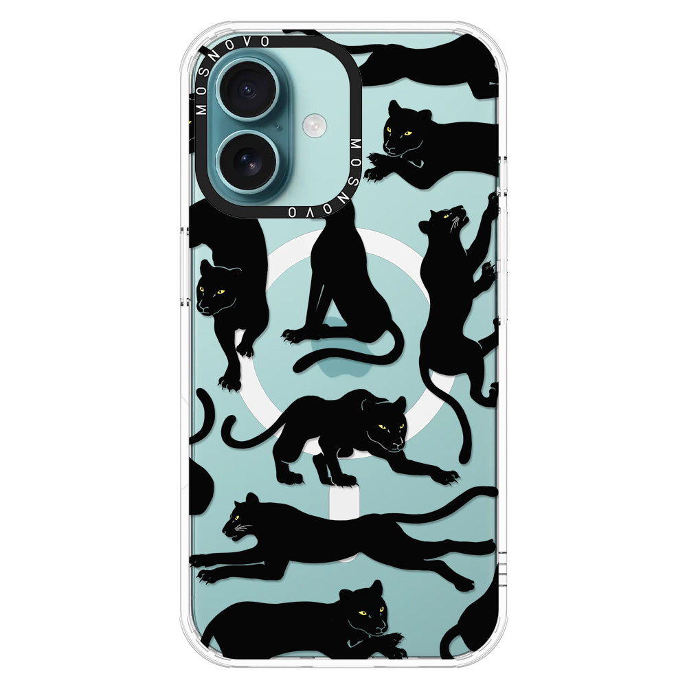 Black Panther Phone Case - iPhone 16 Plus Case - MOSNOVO