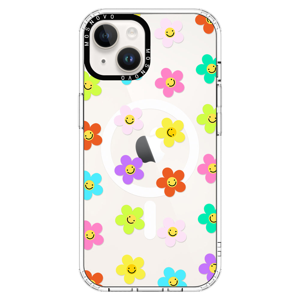 Smile Floral Phone Case - iPhone 14 Case