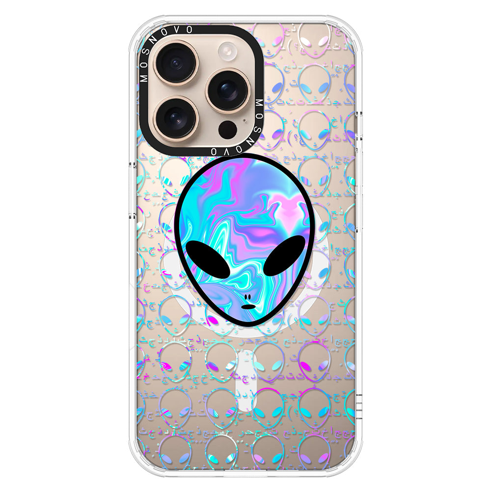 Space Alien Phone Case - iPhone 16 Pro Max Case - MOSNOVO