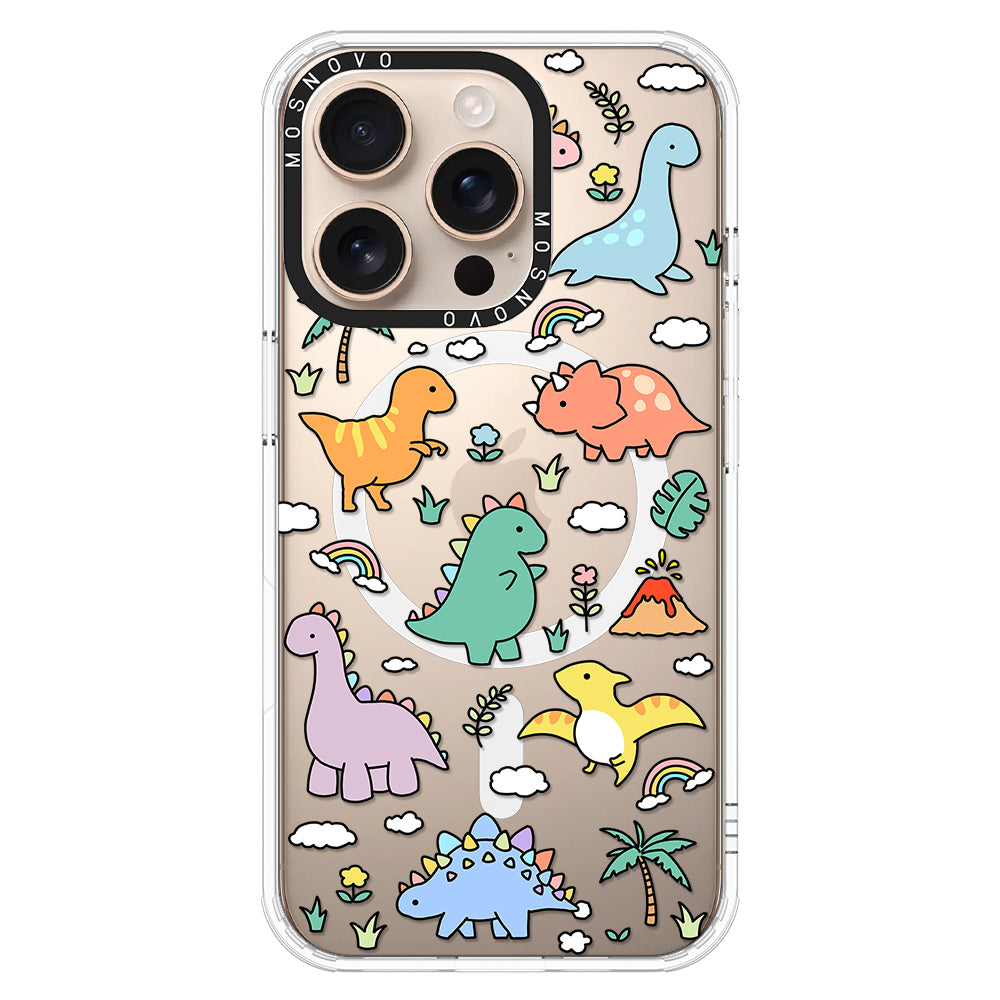 Cute Dinosaur World Phone Case - iPhone 16 Pro Case - MOSNOVO