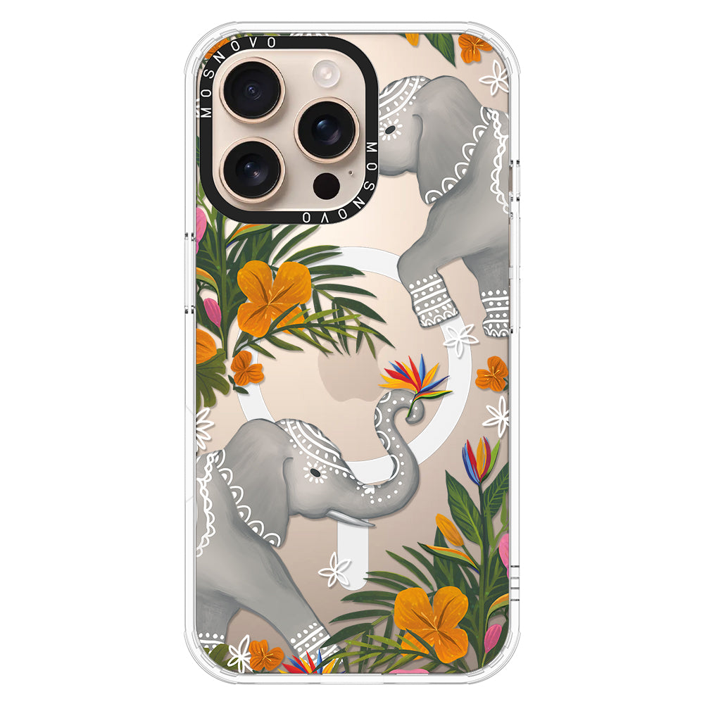 Elephant Phone Case - iPhone 16 Pro Max Case - MOSNOVO