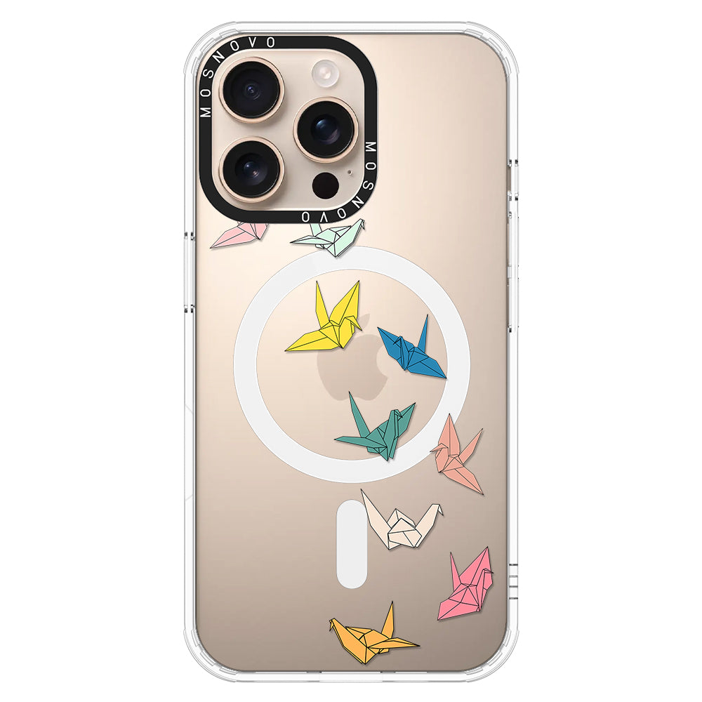 Paper Crane Phone Case - iPhone 16 Pro Max Case - MOSNOVO