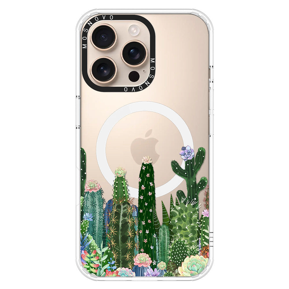 Desert Cactus Phone Case - iPhone 16 Pro Max Case - MOSNOVO