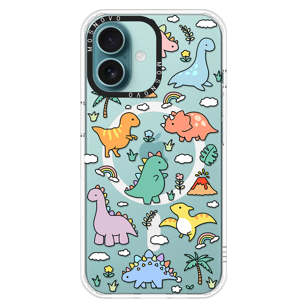 Cute Dinosaur World Phone Case - iPhone 16 Case - MOSNOVO