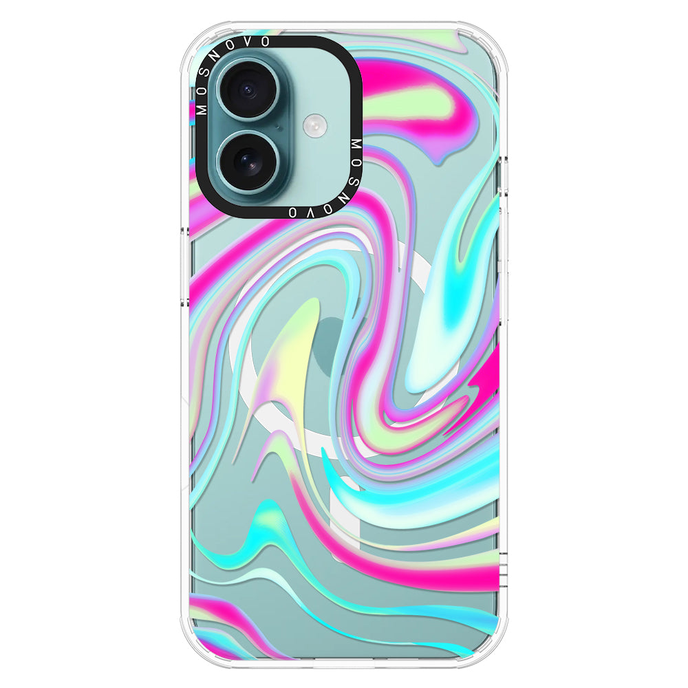 Psychedelic Swirls Phone Case - iPhone 16 Plus Case - MOSNOVO