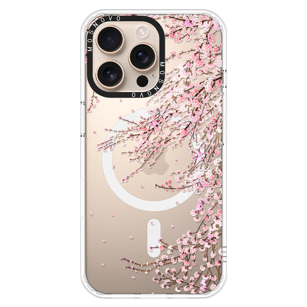 Cherry Blossom Phone Case - iPhone 16 Pro Max Case - MOSNOVO