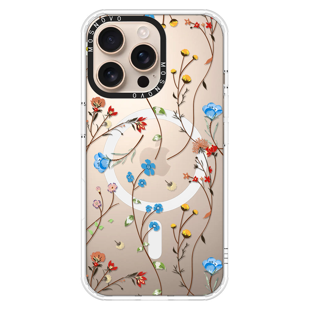 Wildflowers Phone Case - iPhone 16 Pro Max Case - MOSNOVO