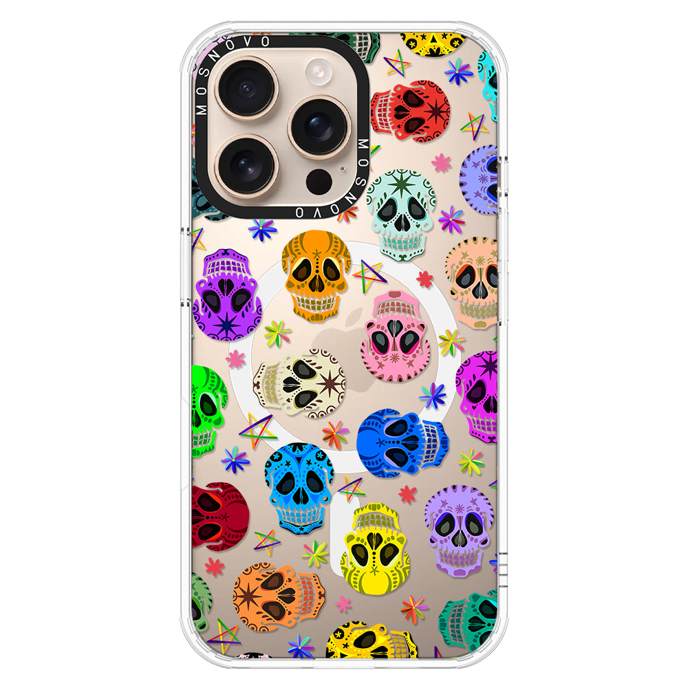 Skull Phone Case - iPhone 16 Pro Max Case - MOSNOVO