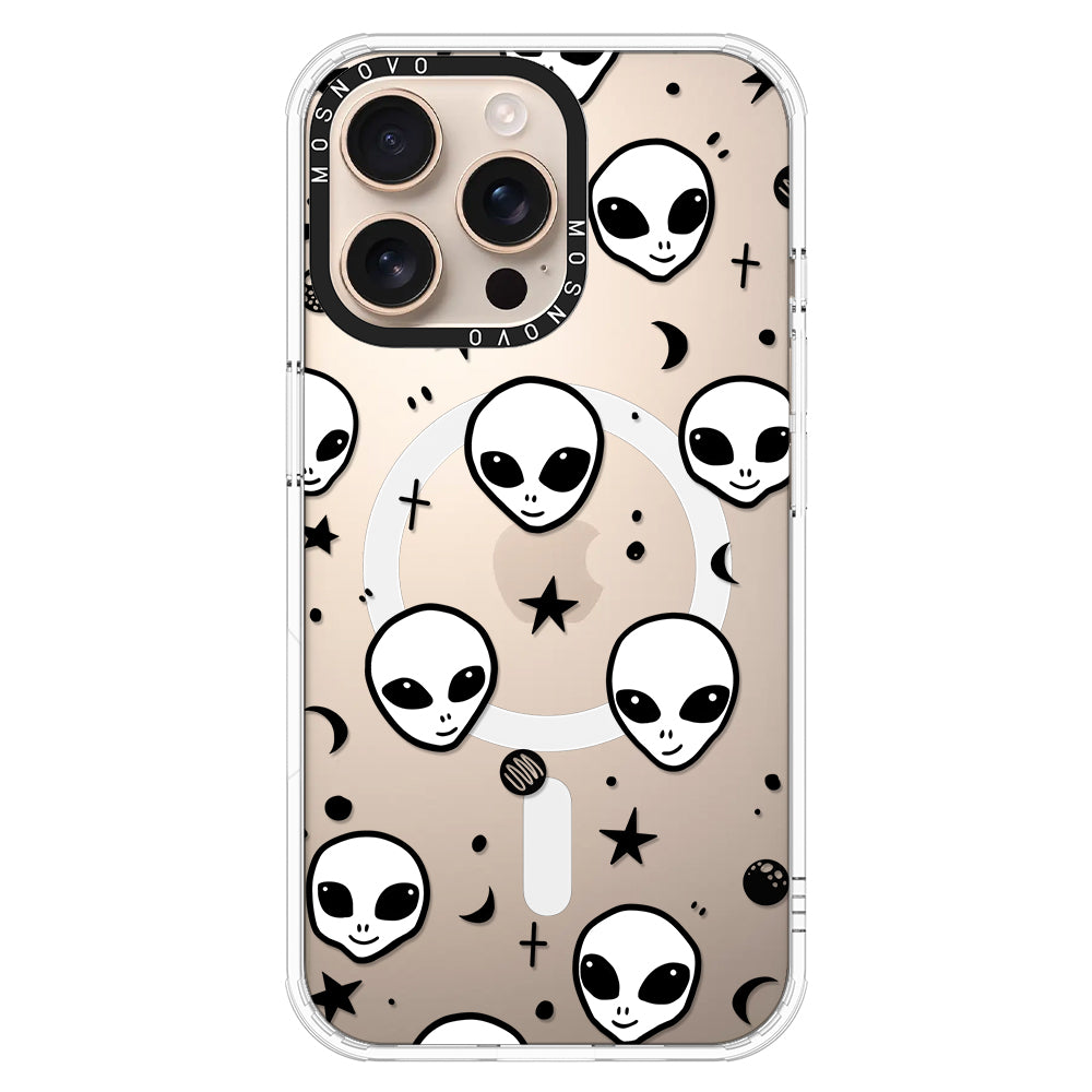 Cute Alien Phone Case - iPhone 16 Pro Max Case - MOSNOVO