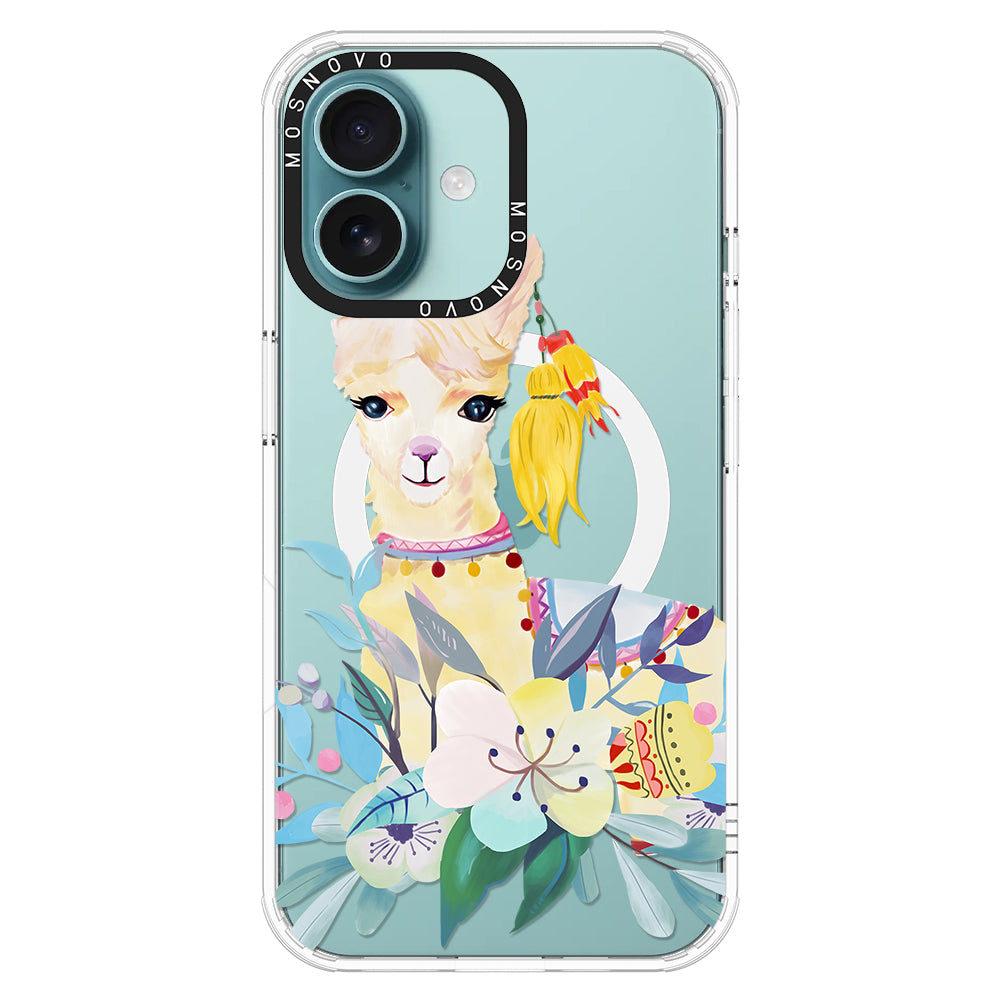 Boho Llama Phone Case - iPhone 16 Case - MOSNOVO