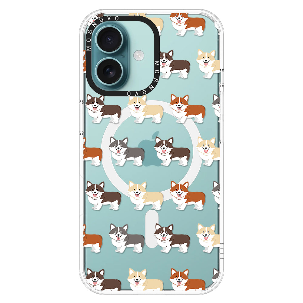 Cute Corgi Phone Case - iPhone 16 Case - MOSNOVO