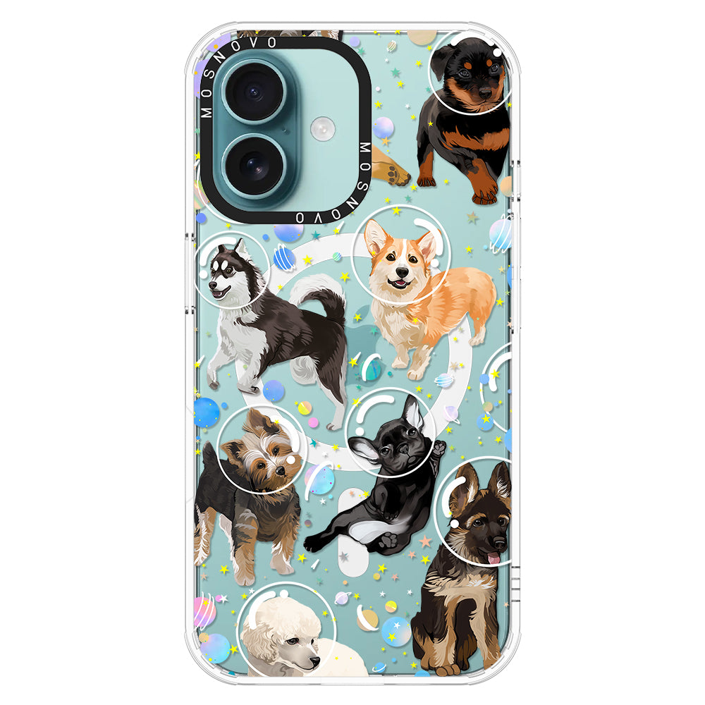 Space Dog Phone Case - iPhone 16 Plus Case - MOSNOVO