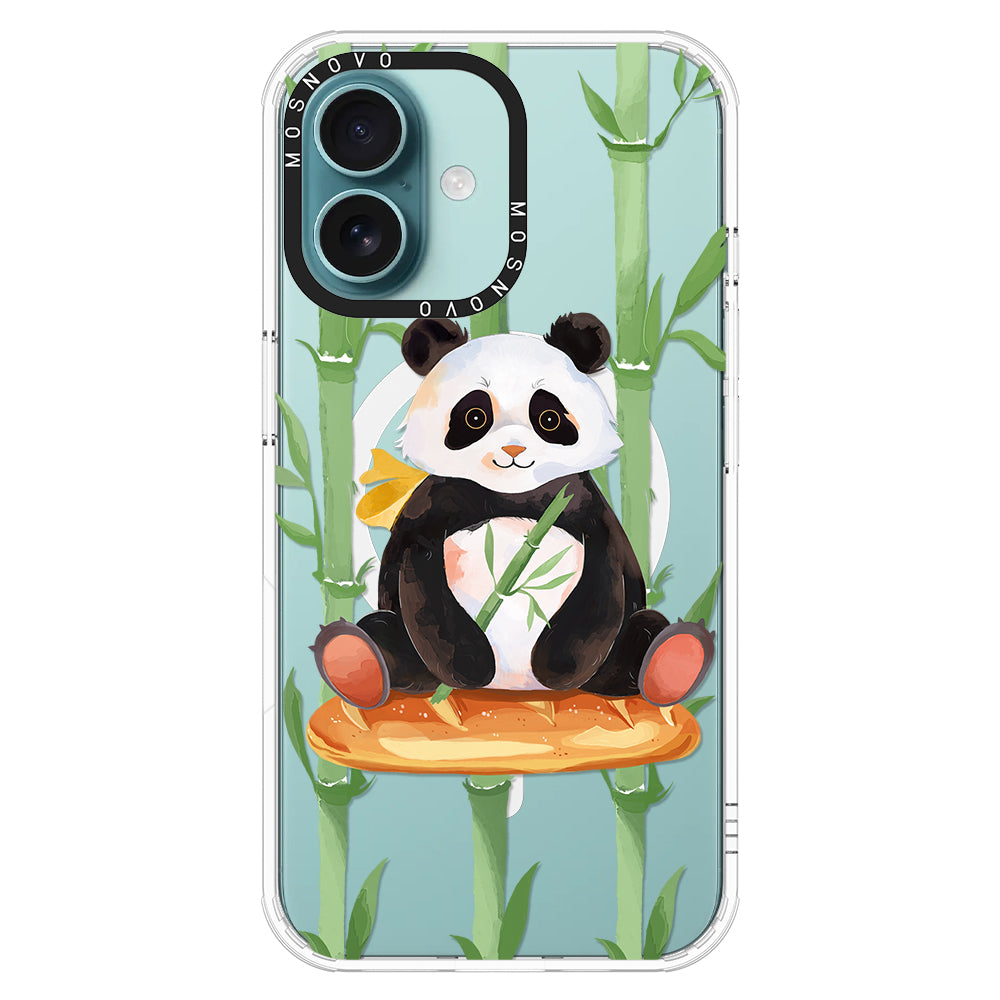 Bamboo Panda Phone Case - iPhone 16 Case - MOSNOVO