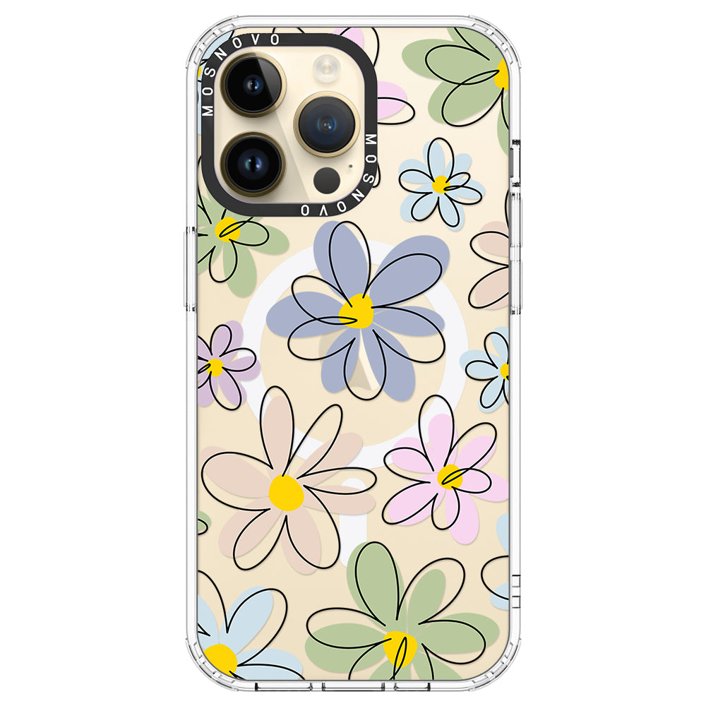 Linear Blooms Phone Case - iPhone 14 Pro Max Case