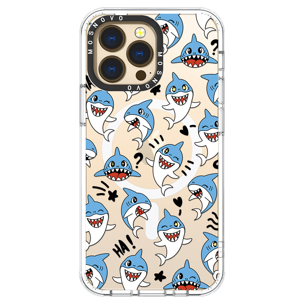 Cute Sharks Phone Case - iPhone 14 Pro Max Case