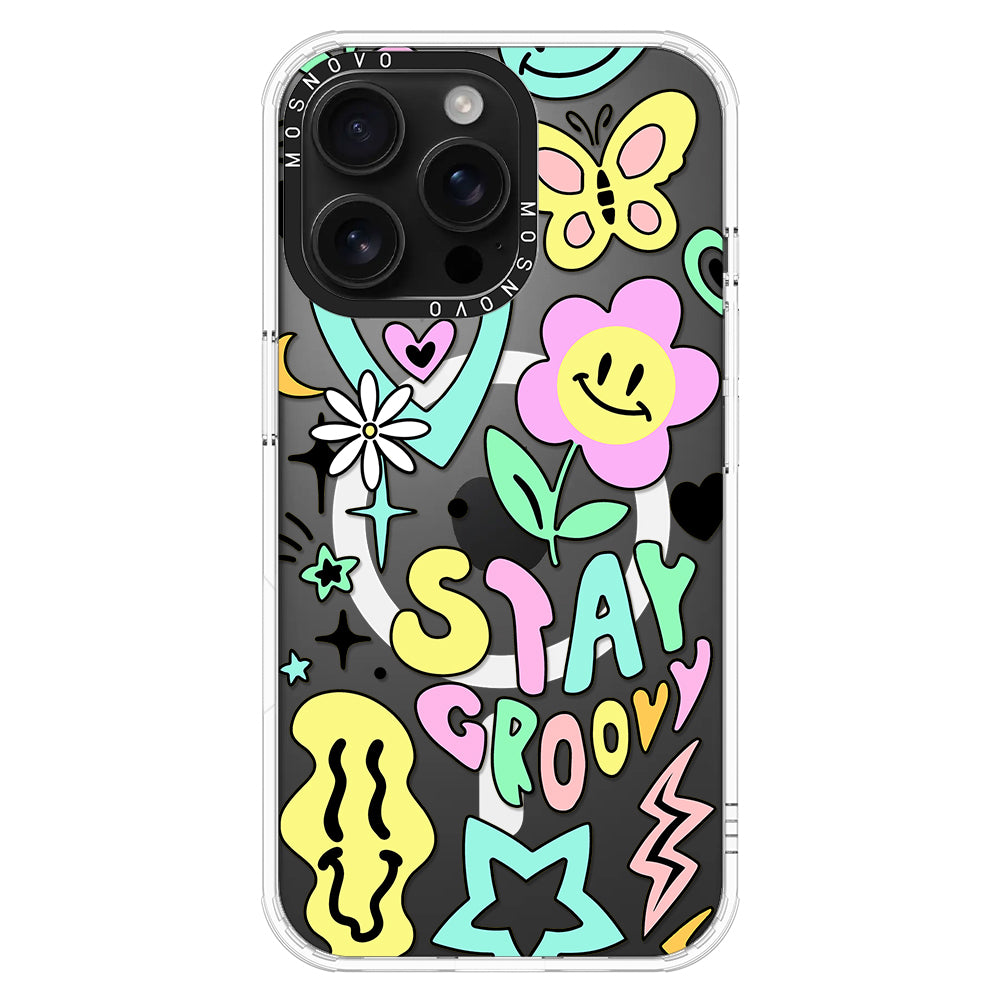 Stay Groovy Phone Case - iPhone 16 Pro Max Case