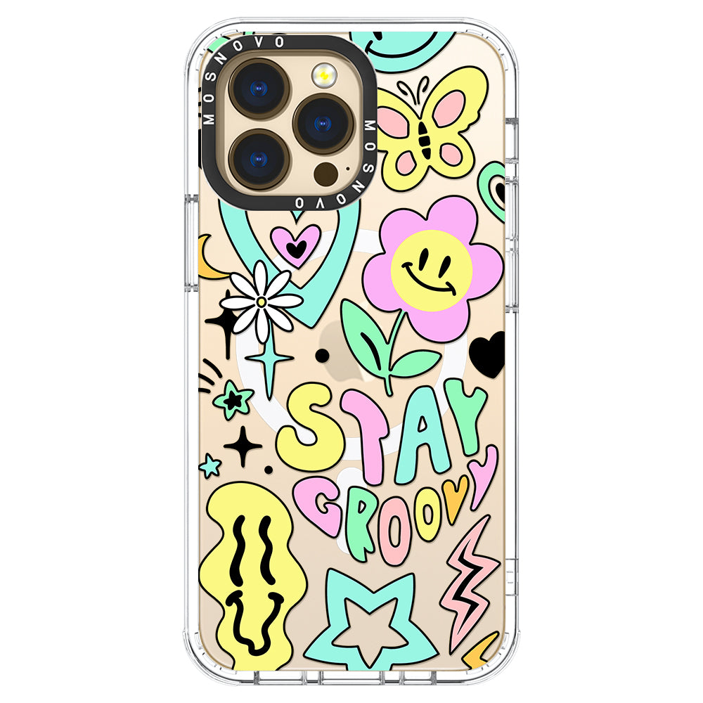 Stay Groovy Phone Case - iPhone 14 Pro Max Case