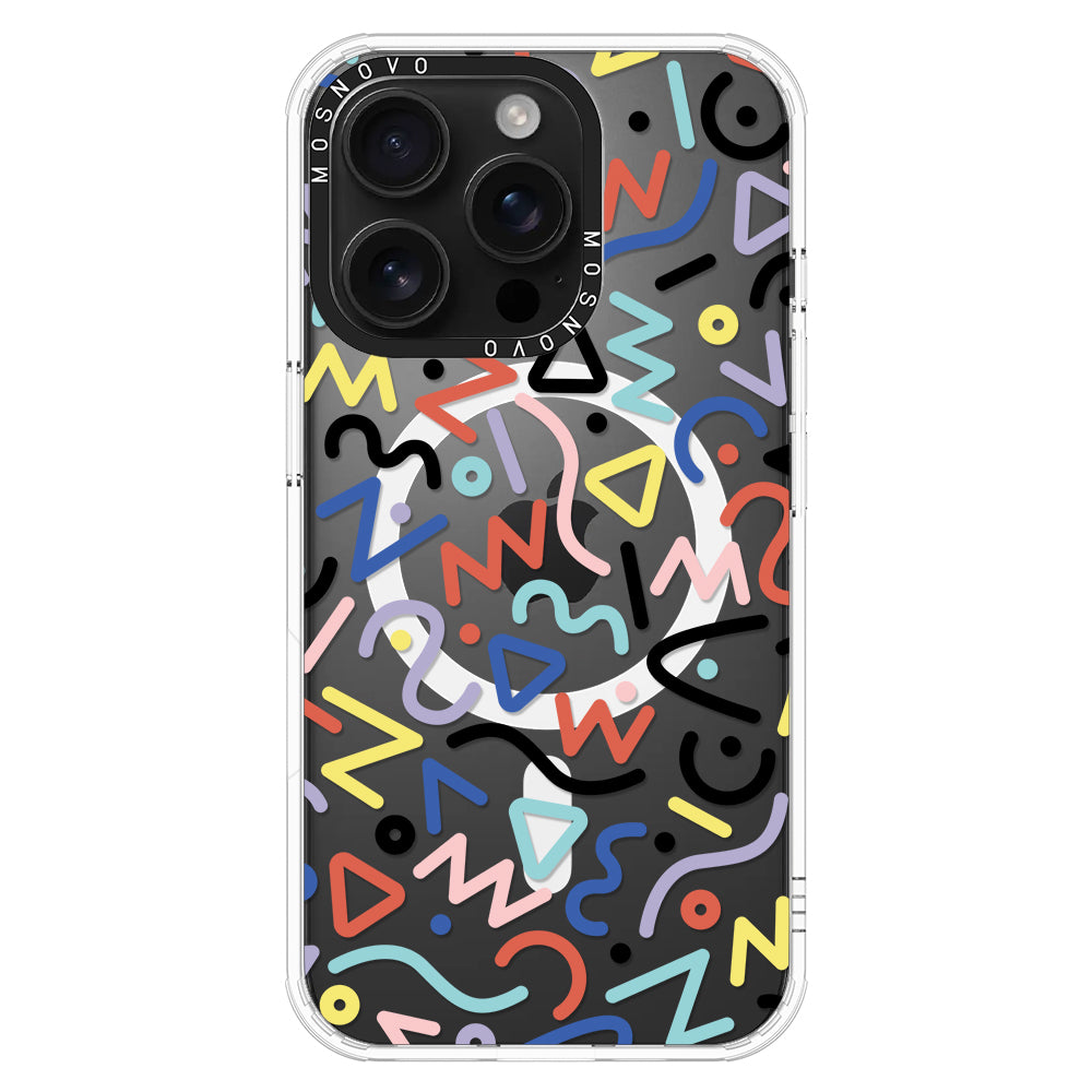 Doodle Art Phone Case - iPhone 16 Pro Case - MOSNOVO