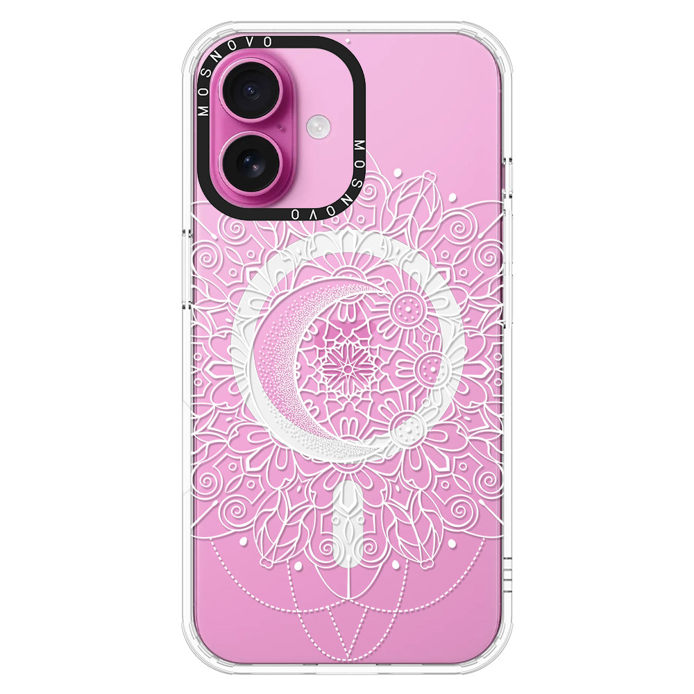 Celestial Moon Mandala Phone Case - iPhone 16 Case - MOSNOVO