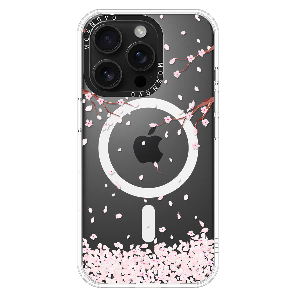 Sakura Phone Case - iPhone 16 Pro Case Clear With MagSafe