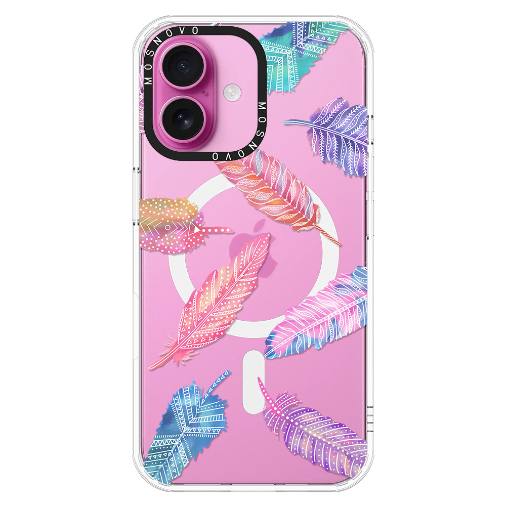 Tribal Feathers Phone Case - iPhone 16 Case - MOSNOVO